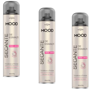 Kit c/3 Secante de Esmalte de Unhas Spray My Healt Mood 400ml