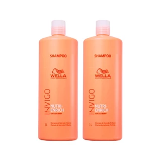 Kit Wella Professionals Invigo Nutri Enrich Sh 1000ml - 2 Un em Oferta na Shopee