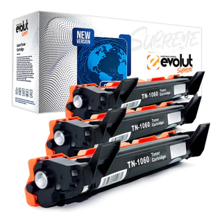 Toner Compatível Evolut Tn-1060 Tn1060 Kit 3 Unidades