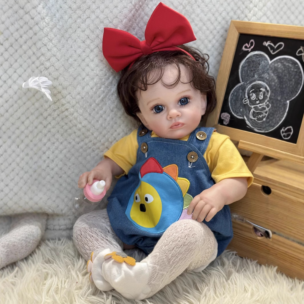 boneca reborn realista 50cm/20inch Realistic Baby Reborn Doll 3D Skin Veins Visible Full body silicone bathable toy