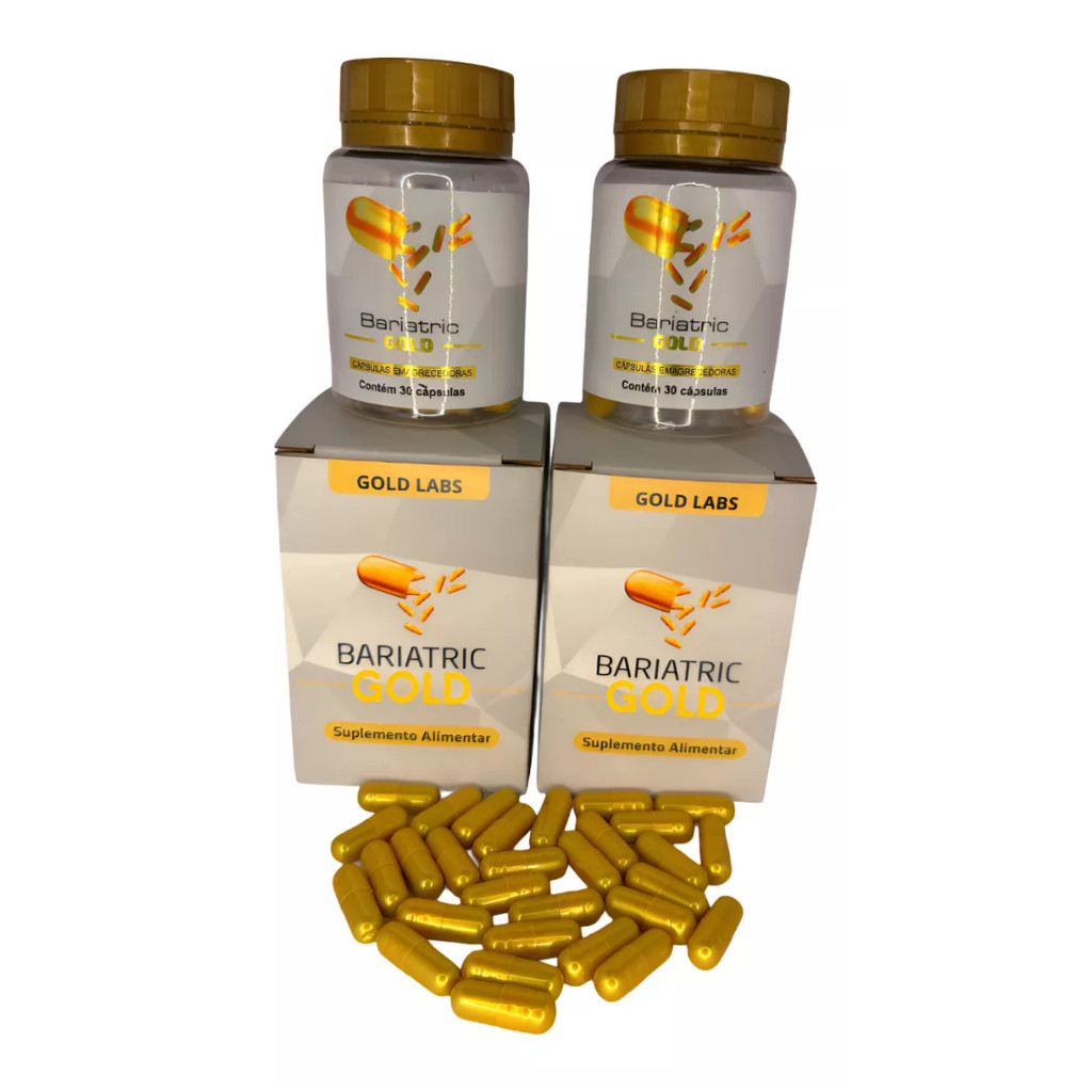 Kit 2 Bariatric Gold 30 Caps Original Gold Labs - Envio No Mesmo DIa