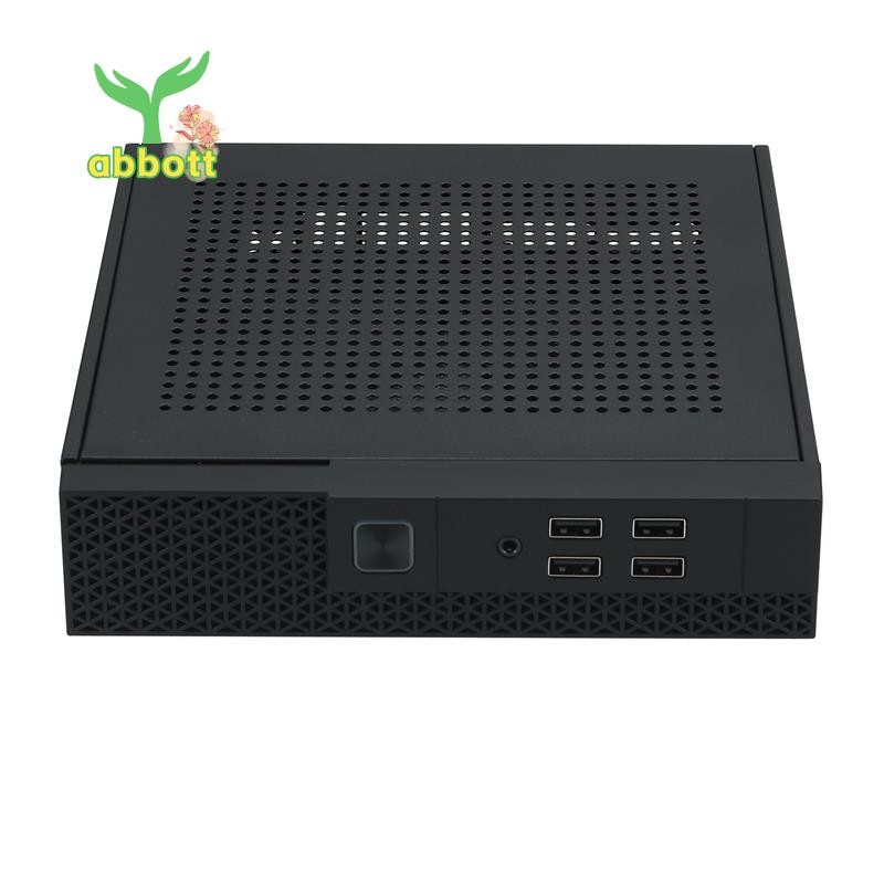 Mini Caixa De Computador ITX HTPC Host Chassi USB2.0 Gabinete De Controle Industrial Para Escritório Negócios Fácil Inst