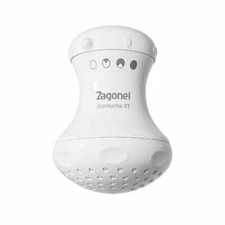 Chuveiro Ducha Zagonel Gorducha 4 Temperaturas Branco em Oferta na Shopee