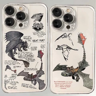 Legal Como Treinar Seu Dragão Caso Para IPhone 16 Pro 15 14 13 11 12 Max Mini 7 8 Plus 16e 8X XS XR Capa De Silicone Tra