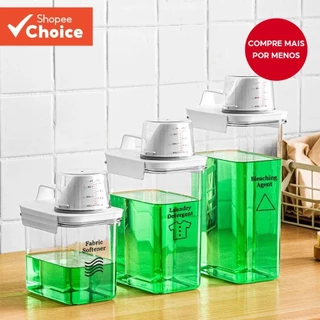 Caixa De Armazenamento De Detergente Para A Roupa De Grande Capacidade De 1 Unidade-Recipiente Recarregável Pó , Líquido
