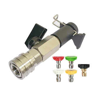 Kit De Válvula De Lavadora De Alta Pressão 1/4 " Conector Rápido Para Mangueira Karcher Lavor Stihl Nilfisk Int