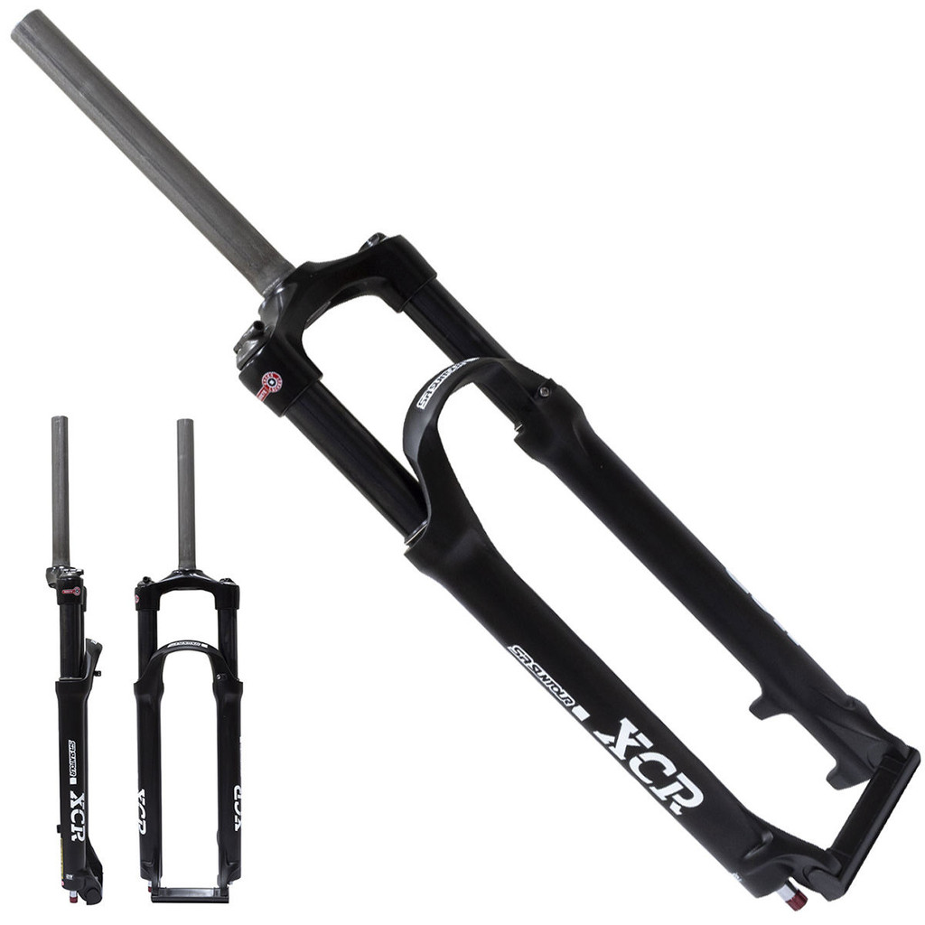 GARFO BIKE 29 SUNTOUR XCR AIR RLR 100MM PRETO OVER - 28.6MM