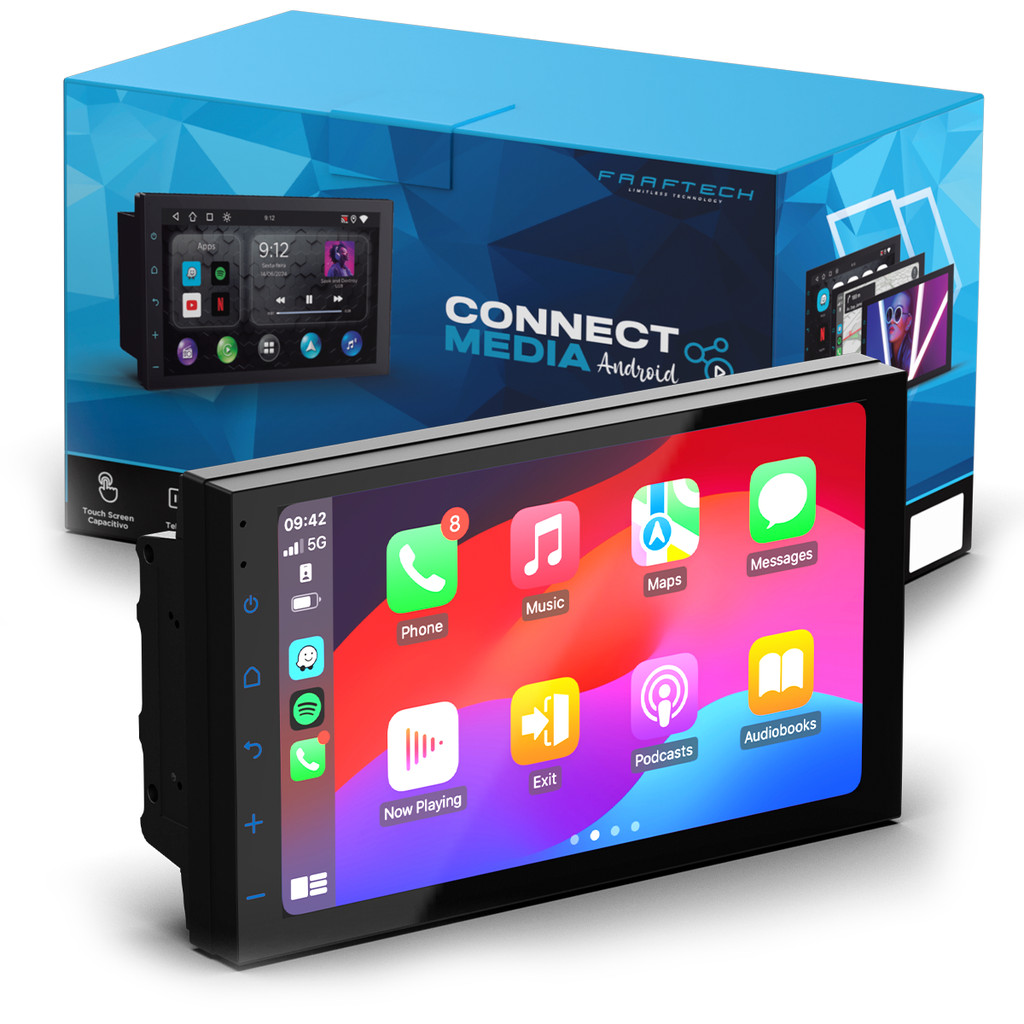 Central Multimídia 7 polegadas Carplay Android Auto Sem Fio Ft-mm-cma7 ...