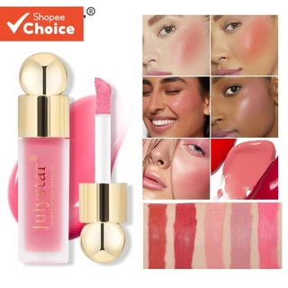 Julystar Cross Border Blush Líquido Matte Integrado para Olhos Natural e Duradouro em Oferta na Shopee