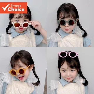 Óculos De Sol Redondos Da Moda Para Crianças , Meninos E Meninas , Proteção UV400 , Conforto Leve Viagens Brincadeiras A em Oferta na Shopee