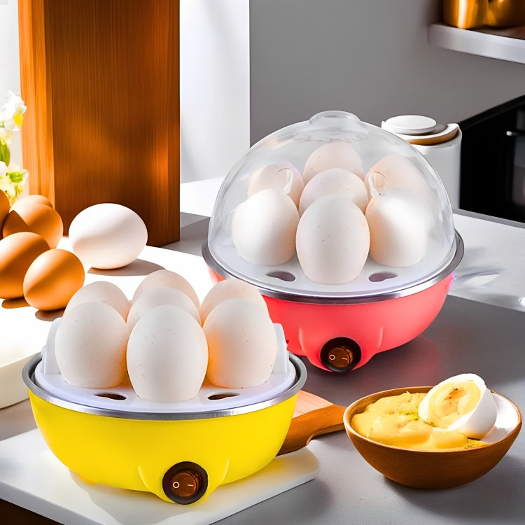 Panela Elétrica Cozedor Ovo Máquina De Cozinhar A Vapor Egg Cooker 220V ...