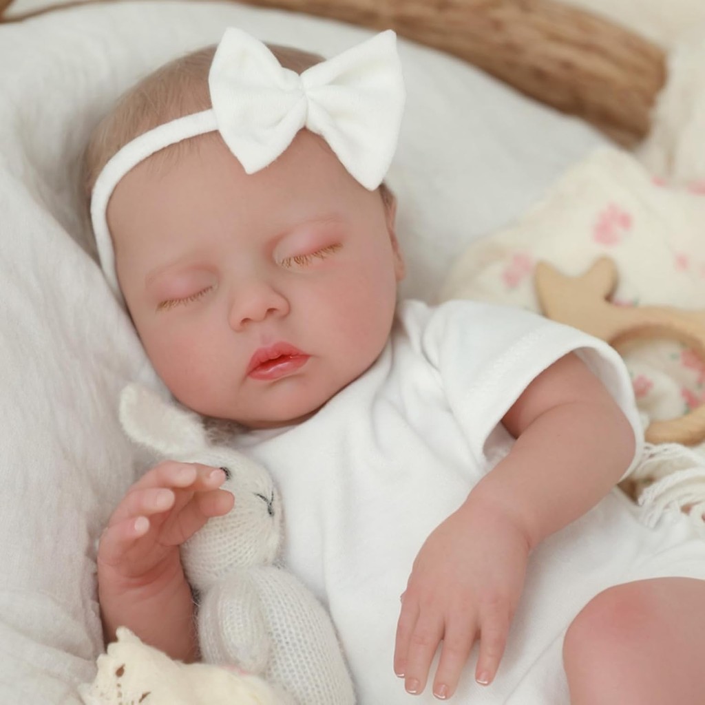Bonecas Reborn Realistas 18 Polegadas Felicia Terminada Boneca Menina Adorável Bebê Realista Pele 3D Veias Visíveis De A