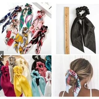 ANA1108Kit 12unidades Xuxinha De Cabelo Com Tipo Lenço Moda Feminina Tendencia Elastico Scrunchie em Oferta na Shopee