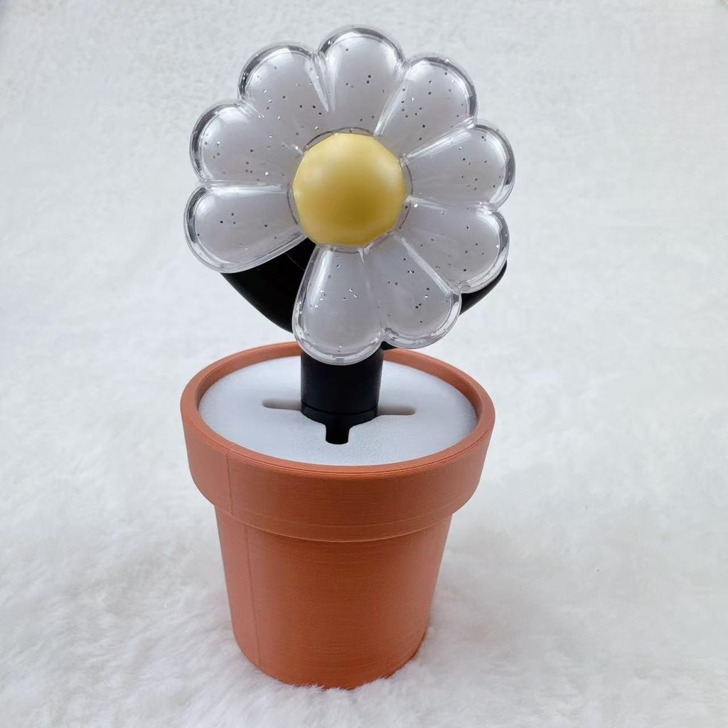 Kpop Idol G-DRAGON Mini Luz Chaveiro Berço GD Vaso De Flores