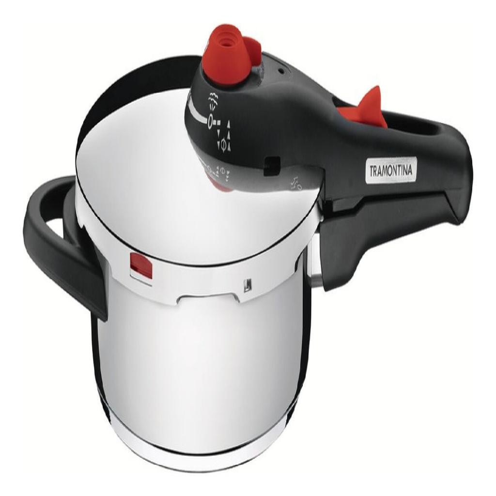Panela De Pressão Tramontina Solar Inox 3L Fundo Triplo Alta Segurança ...