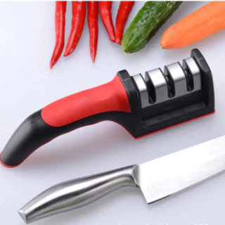 Afiador Amolador De Facas Com 3 Opções De Afiar Profissional em Oferta na Shopee