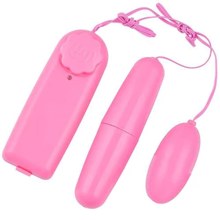 Vibrador Bullet Cápsula Dupla Anal Ou Vaginal