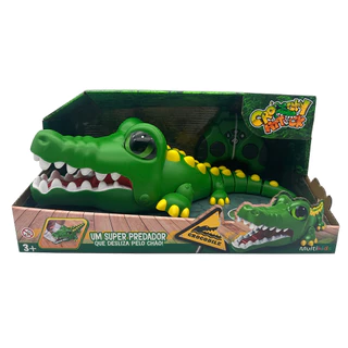 Crocodilo de Controle Remoto Crocky Attack Multikids - BR2255 em Oferta na Shopee