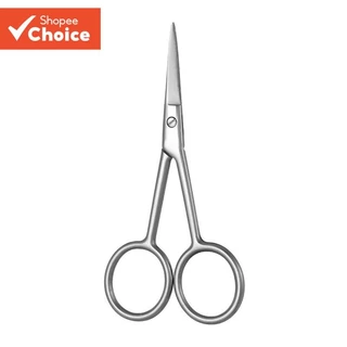 Tesoura De Barba De Aço Inoxidável , 1 Peça , Nariz , Cabelo , Ferramentas De Maquiagem , Cabeleireiro , Beleza em Oferta na Shopee