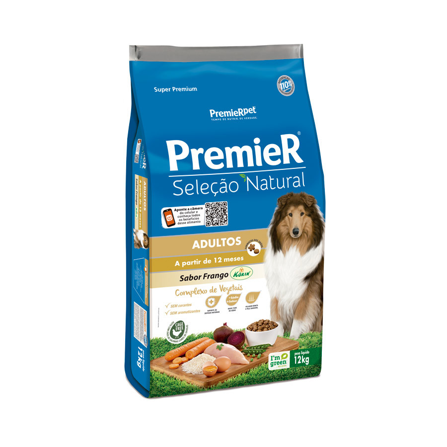 Premier Selecao Natural Adulto 12Kg | Shopee Brasil