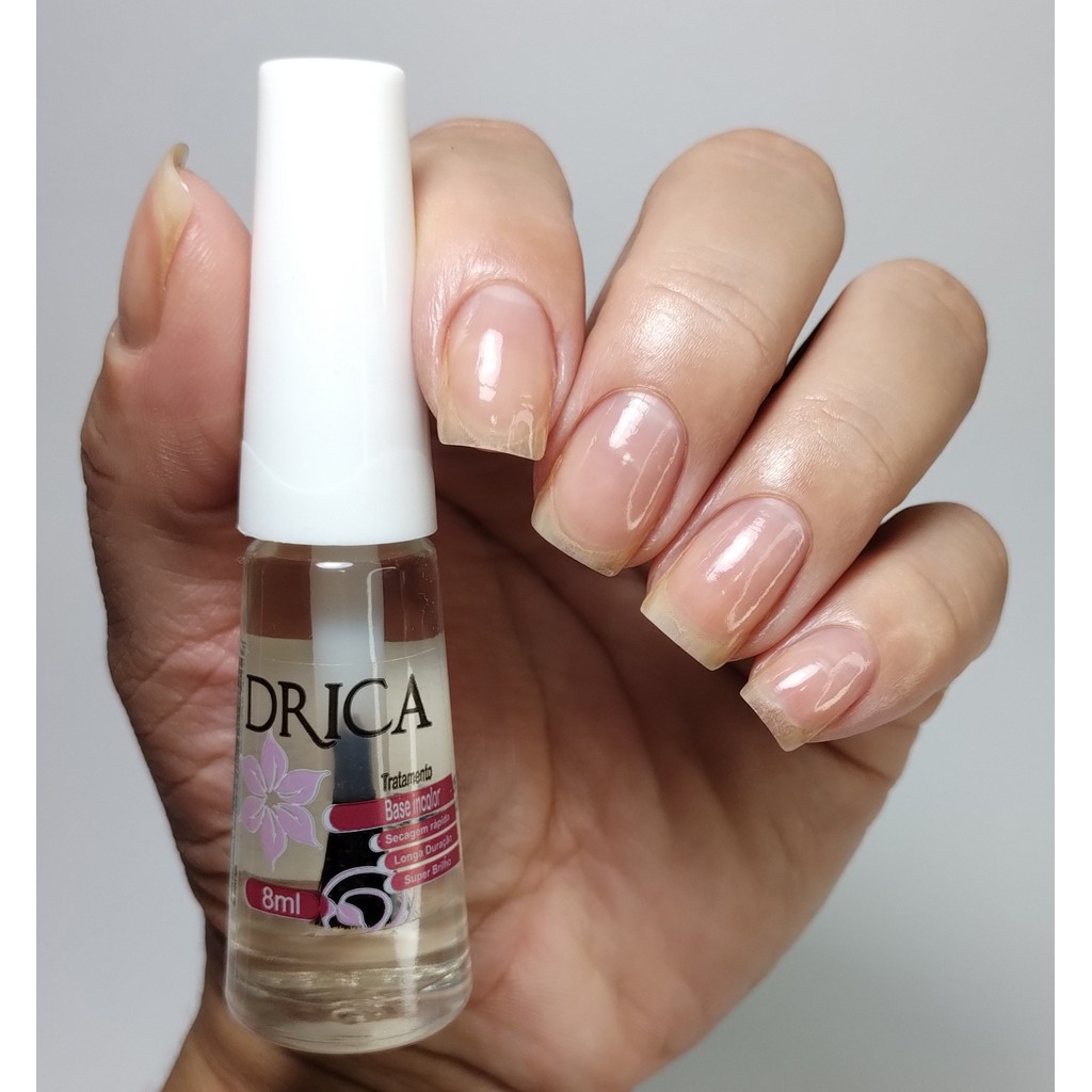 Esmalte Drica Base incolor - Caixa com 6un | Shopee Brasil