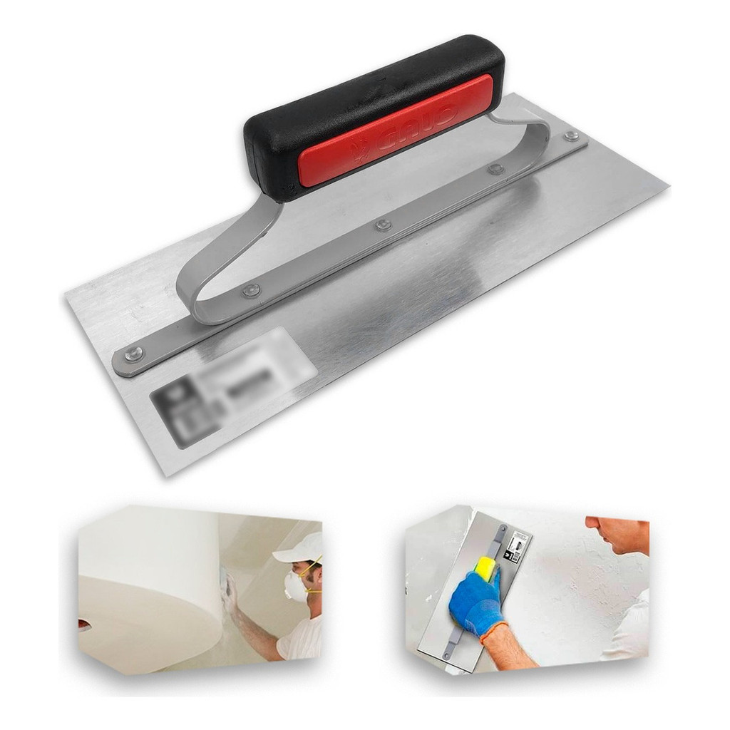 Desempenadeira Aço Galo 305/00 Lisa Para Gesso 12x 29cm | Shopee Brasil