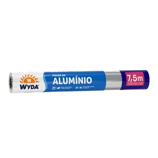 Papel Alumínio Wyda 30,0cm x 7,5m - Embalagem com 25 Unidades em Oferta na Shopee