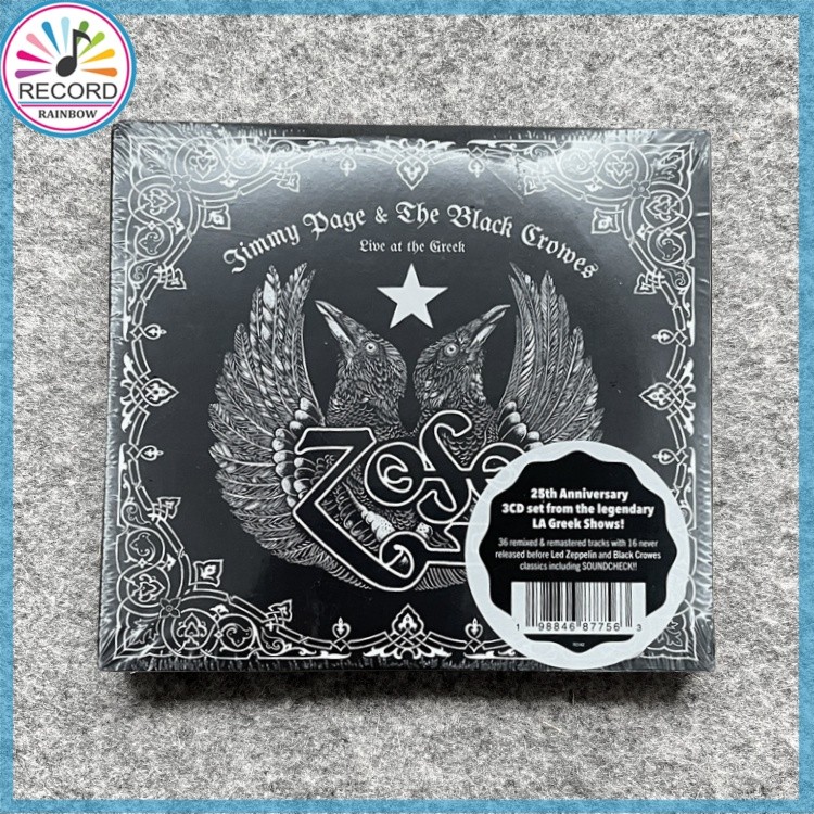 Jimmy Page & The Black Crowes Live At The Greek Original 3CD Album