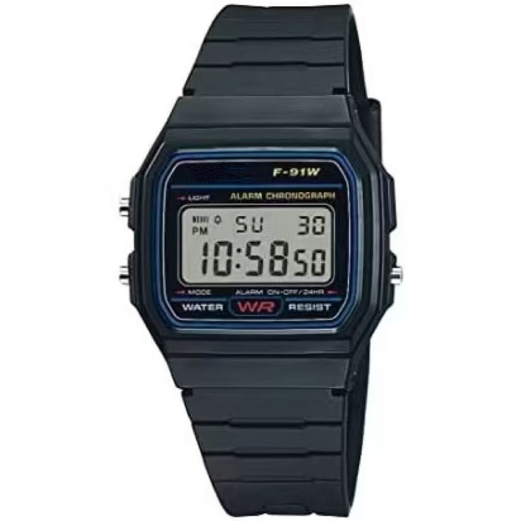 Relógio Digital Retrô Vintagem Unissex Metalico Feminino e Masculino