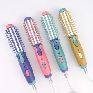 Mini Escova Modeladora Portátil Enrola Cabelo Alisadora Bivolt Marisa em Oferta na Shopee