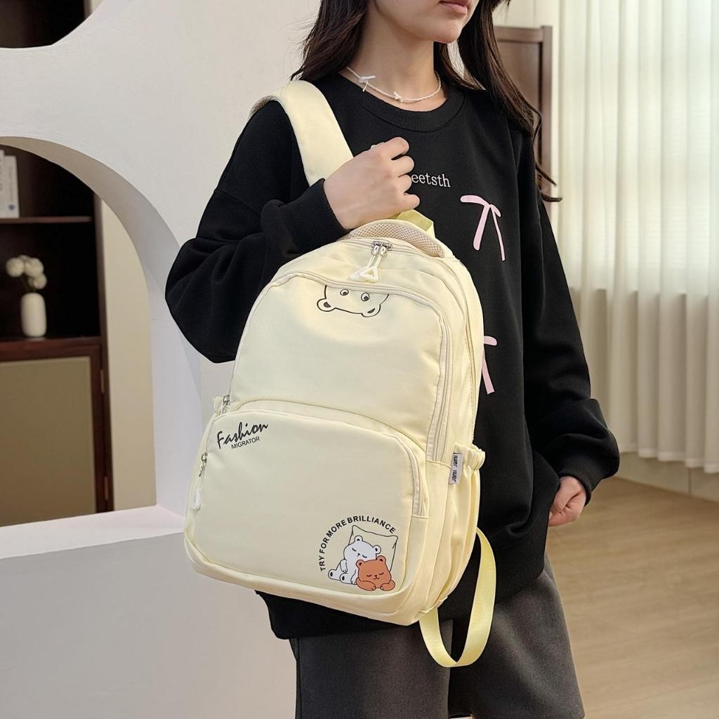 Mochila Feminina Escolar Universitária De Viagem Moda Casual Unissex X101 JZ