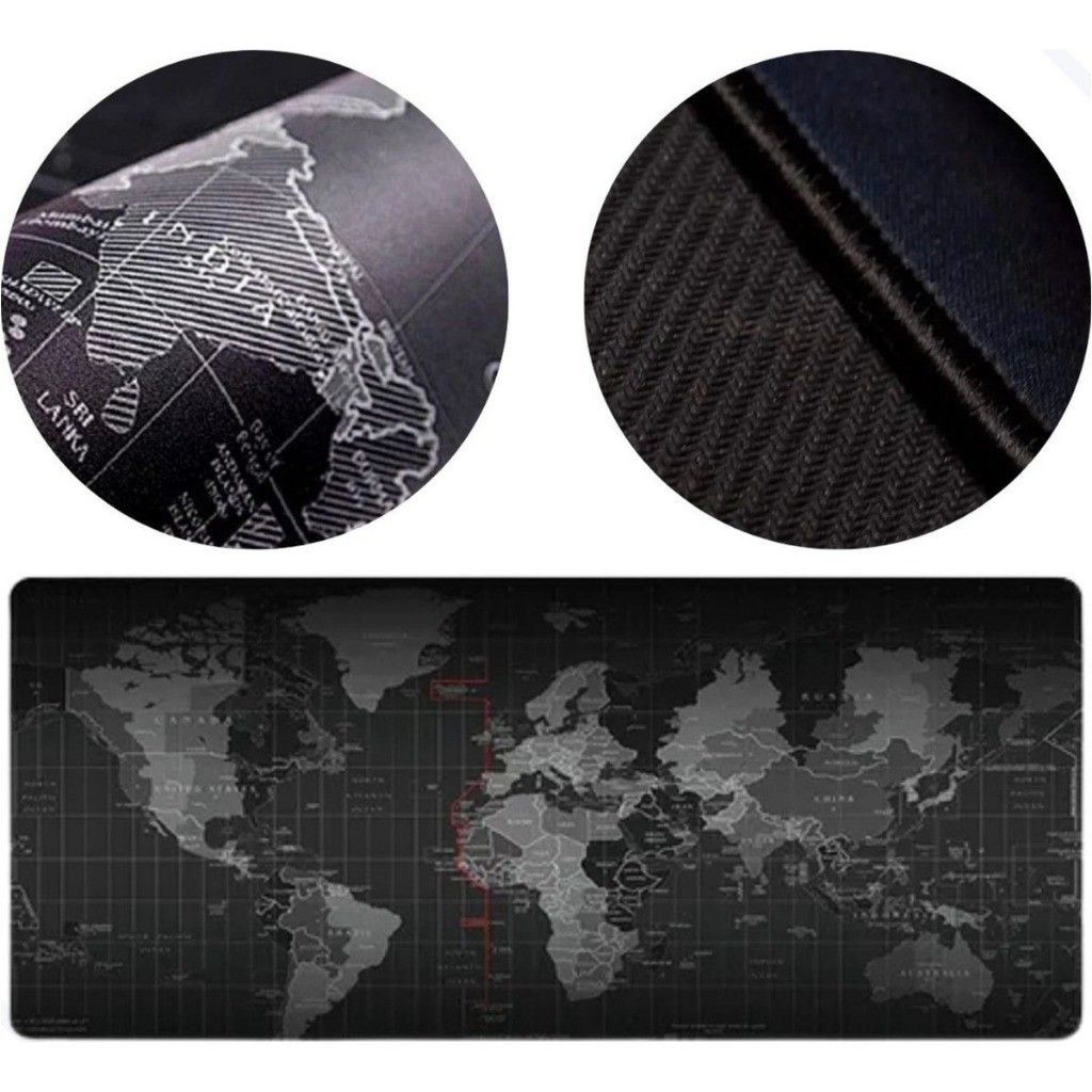Mouse Pad Gamer Grande 80x30cm Mapa Mundi - Premium | Shopee Brasil