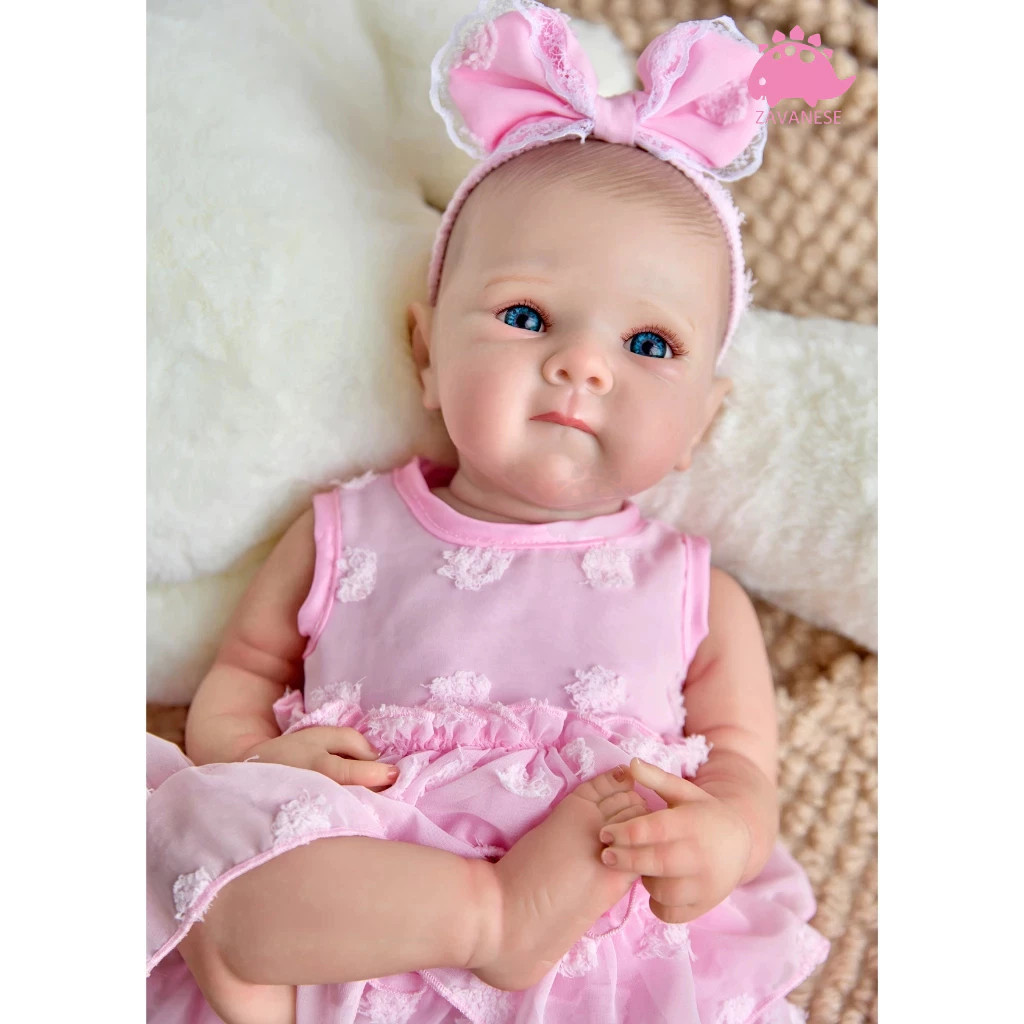 Boneca Reborn Realista Com Dentinho Boca Aberta Ninos Reborn Corpinho Em Tecido Pesadinho Cotiplás