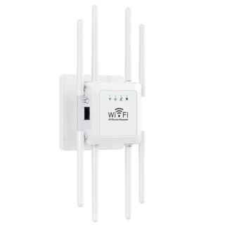 300 Mbps Wi-Fi 8 Antenna Repeater Extender WiFi Amplifier Signal Long Range Wireless Access Point anjgg