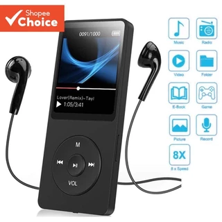 [Shopee Choice] Leitor De MP3 Portátil Suporte Para Tela Digital 128 Gb Bluetooth MP4/MP3 Música Sem Perdas Rádio FM Wal