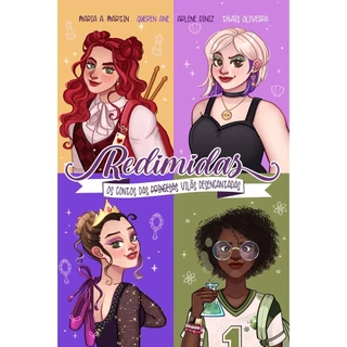 Redimidas | Os Contos das Princesas Vilãs Desencantadas | Maria A. Martin | Queren Ane | Arlene Diniz | Thaís Oliveira em Oferta na Shopee