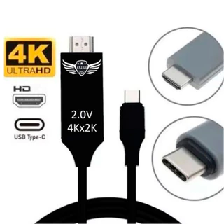 Cabo macho de interface multimídia USB-C macho 3.1 para HD   Marisa em Oferta na Shopee