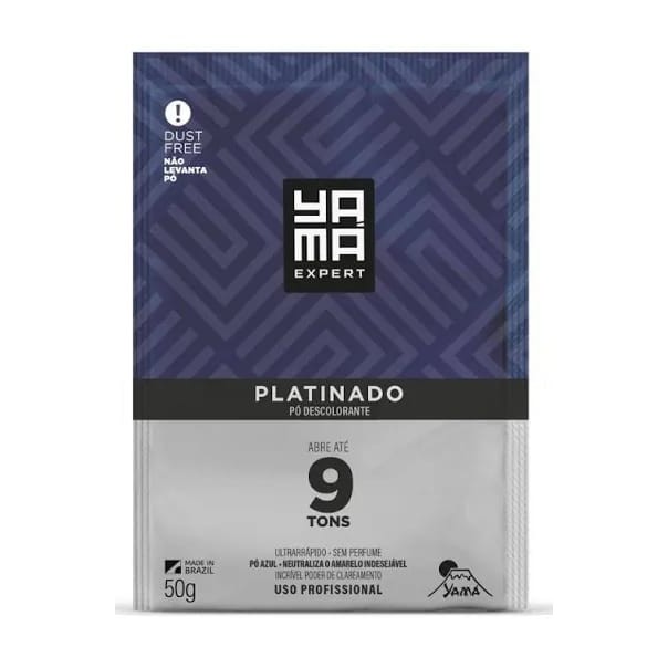 Pó Descolorante Platinado Yama 9 Tons 50g | Shopee Brasil