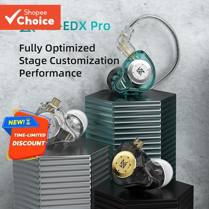 KZ EDX PRO Unidade Dinâmica Popular De Alta Qualidade Fones De Ouvido Com Cabo Removível Temperatura