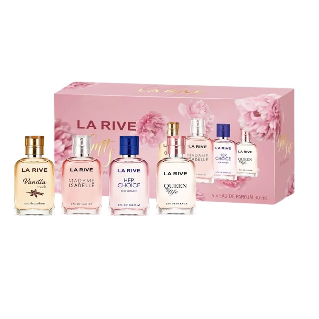 Kit La Rive Gift Set 4 unidades de 30 ml EDP | Shopee Brasil