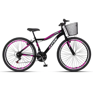 Bicicleta Aro 26 Alum Axtek Sport Gold V-Brake Mtb 21V Feminina em Oferta na Shopee