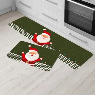 Kit 2 peças Tapete de Natal para Cozinha Christmas - Direto de Fábrica - Envio Imediato!!