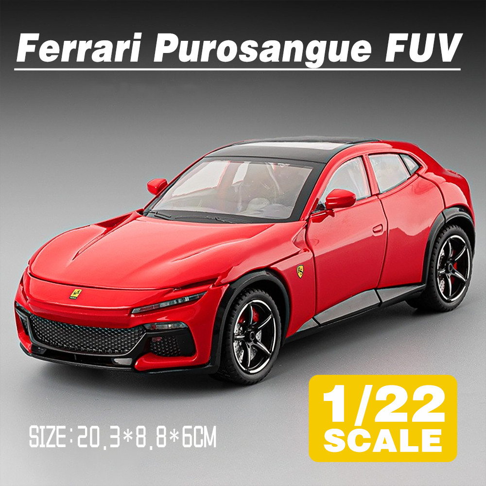 KLT 1 : 22 Ferrari Purosangue FUV Diecast Modelo Carro Liga Carros
