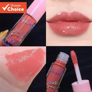 Brilho Labial Pérola-Hidratante de longa duração,efeito espelhado,antiaderente,acabamento mate em Oferta na Shopee