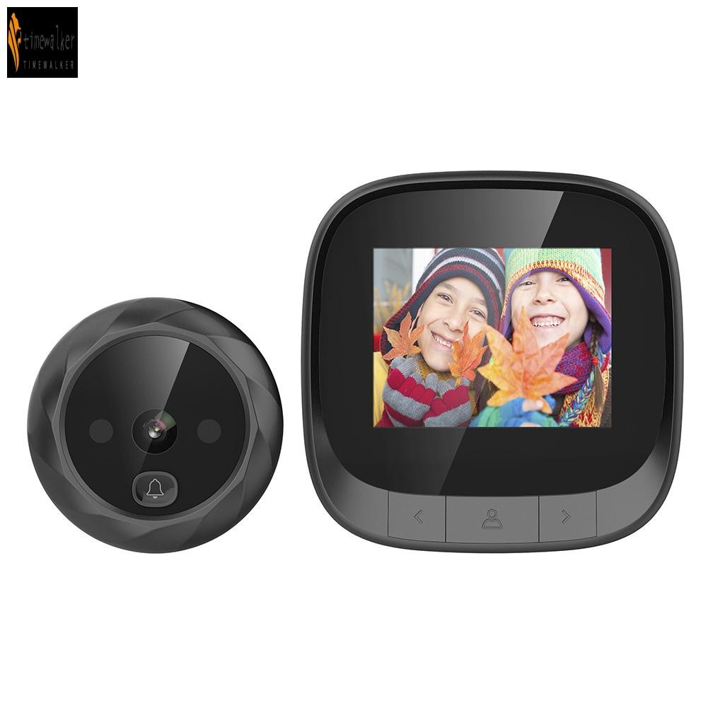 Campainha Olho Mágico Eletrônico Com Visor De Porta Digital WiFi Para ...