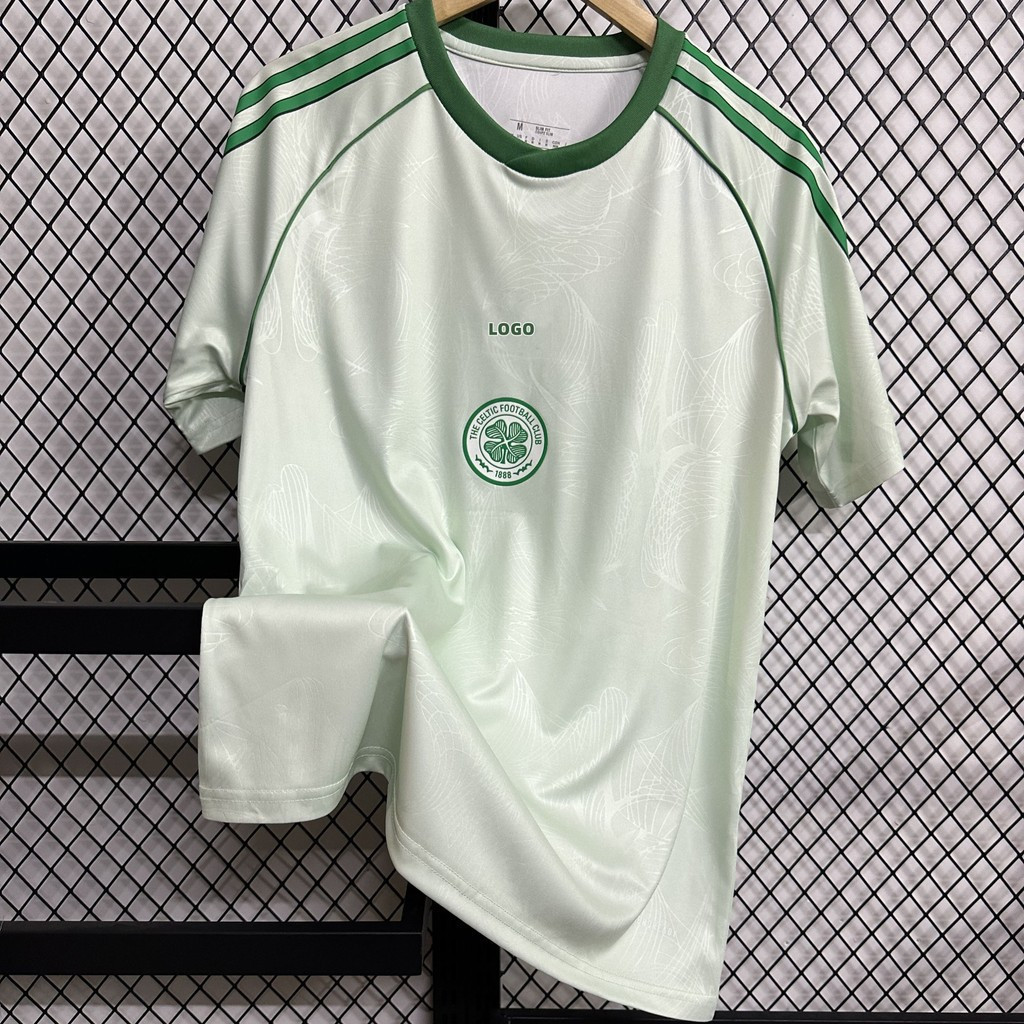 Camiseta Branca/Verde de Alta Qualidade S-2XL