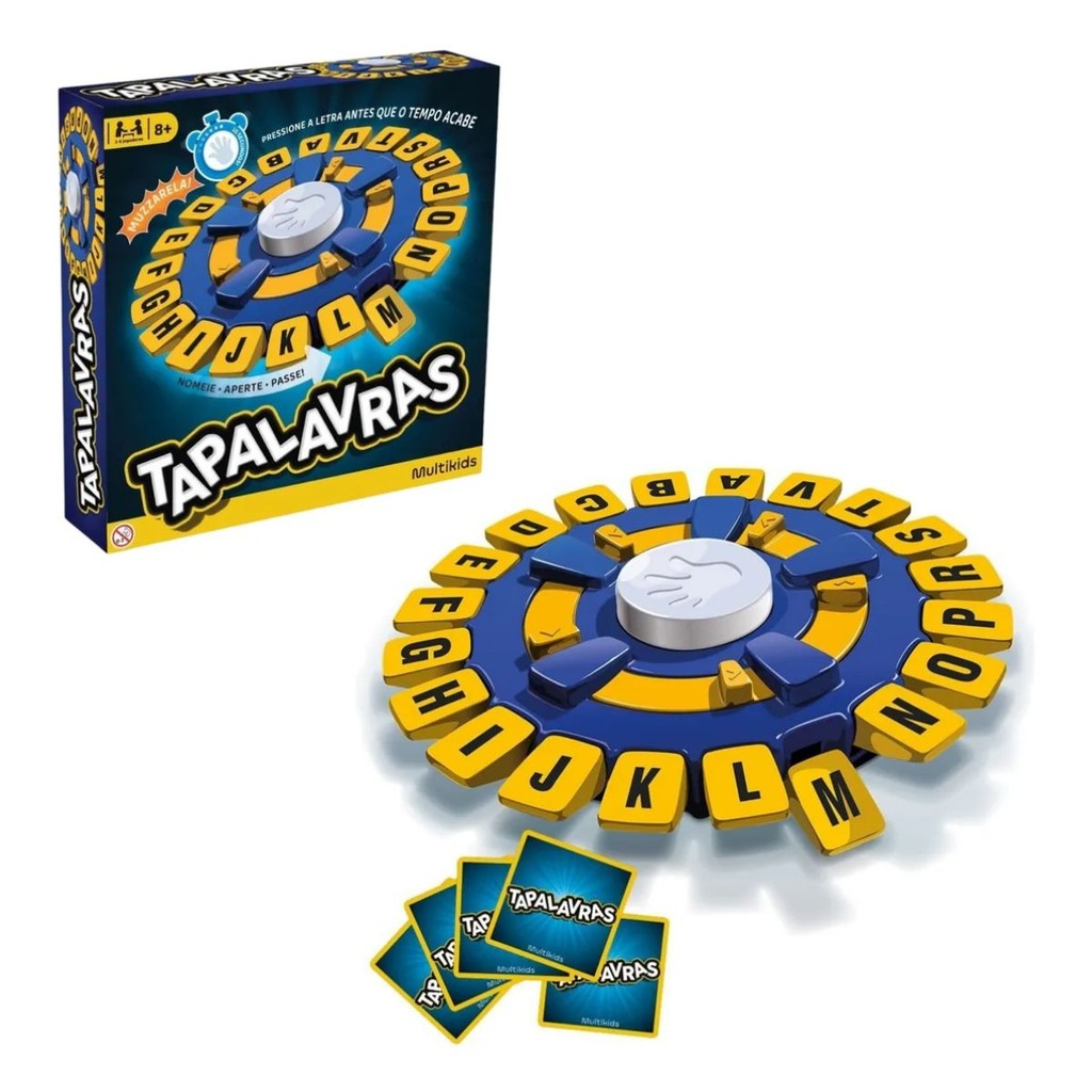 Jogo De Tabuleiro Tapalavras Trava Letras Multikids - BR1969 | Shopee ...