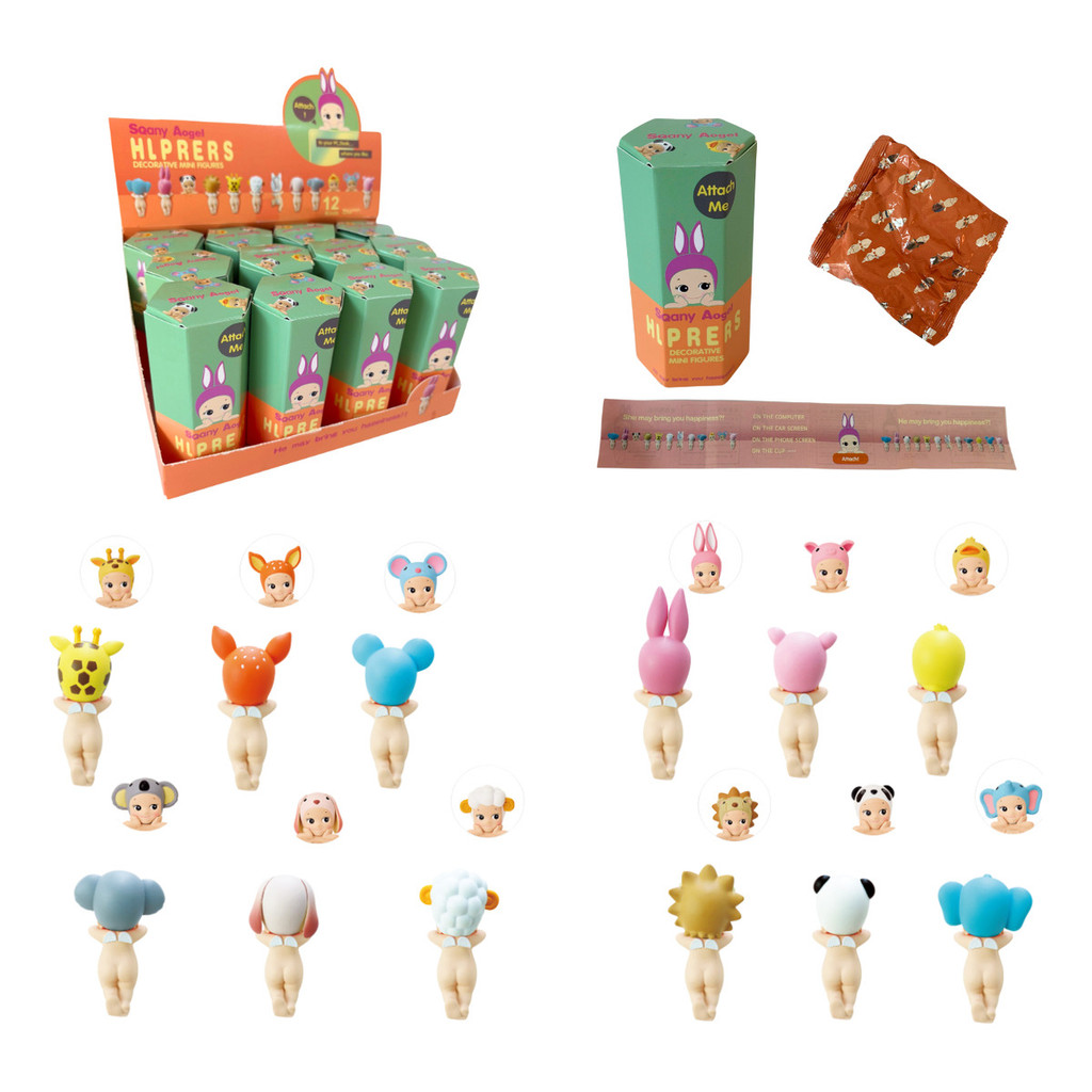 Kit 3 Sonny Angel Surpresa Colecionável Hippers Mini Figures