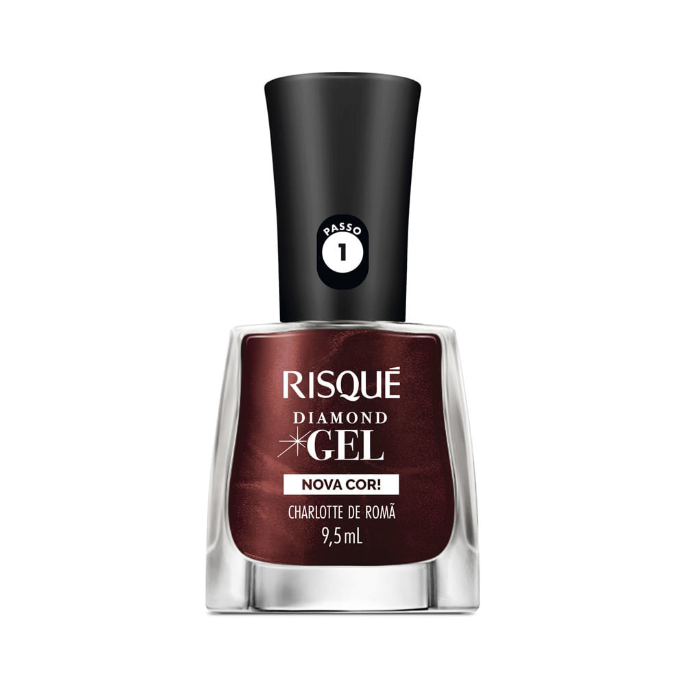 Esmalte Risque Diamond Nova Cor Gel Charlotte Roma 9,5ml | Shopee Brasil