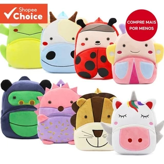 Mochila De Animal Fofa De Desenho Animado Para Crianças , Bolsa Escolar De Jardim De Infância , Presente De Feriado , Ad